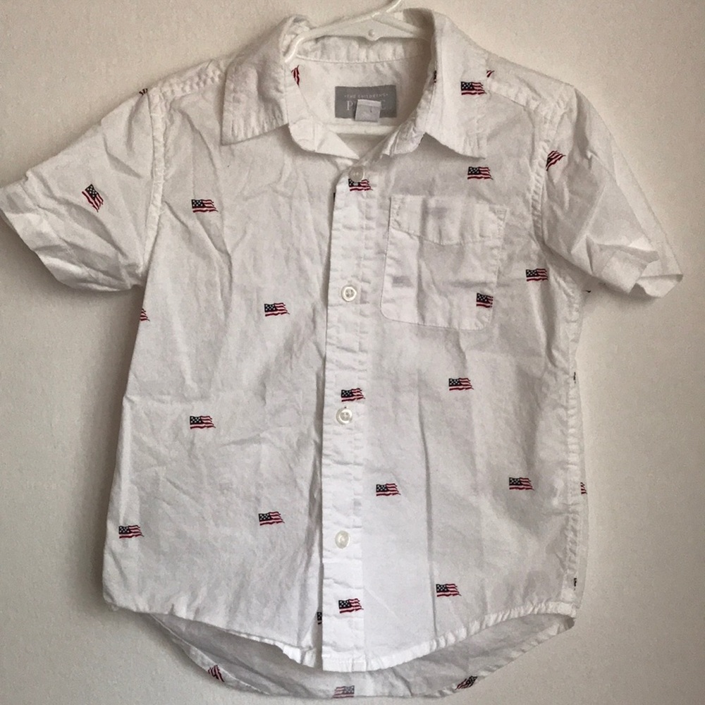 American Flag button down- The children’s place